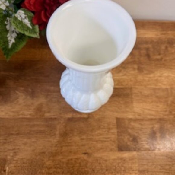 Randall Milk Glass Feather Vase‎ Vintage Bud Vase White Glass - Picture 6 of 7